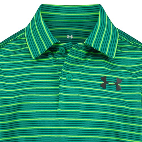 Image of Under Armour Boys' Matchplay Short Sleeve Golf Polo, Lightweight Performance Stretch, Logo Detailing