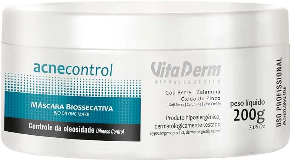 Vitaderm Máscara Biossecativa Acne Control 200G