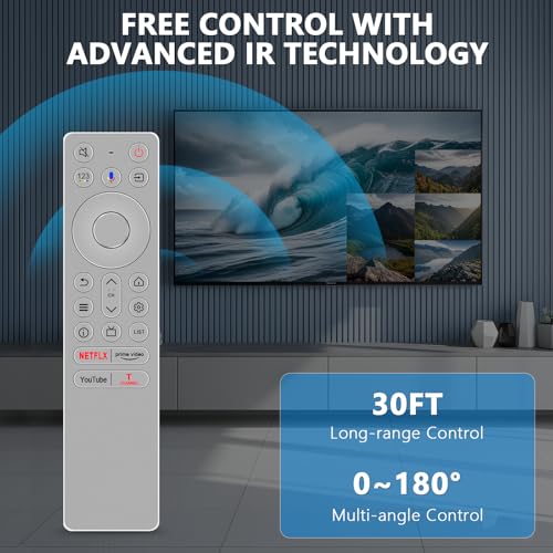 Télécommande vocale cassée pour TCL Q10B résolue avec le modèle RC933