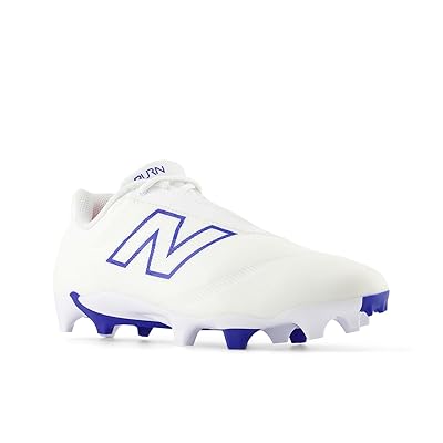 New Balance BurnX4 Lacrosse Cleats Shoes White/Blue
