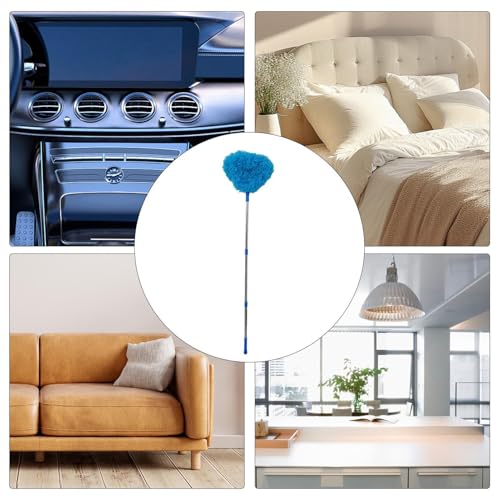 Nettoyeur de ventilateur de plafond duster extensible réutilisable avec manche - 5