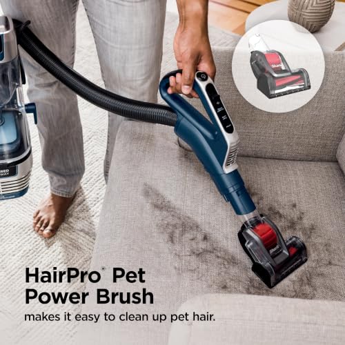 Shark Stratos Upright Vacuum, Powered Lift-Away, HEPA Seal, Navy, AZ3002​ | DuoClean, PowerFins & HairPro, Self-Cleaning Brushroll, Odor Neutralizer, LED Headlights, Easy-Empty Dust Cup, Bonus Tools​ - image 4