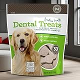 Member Mark Inspired Dental Chew Treats for Dogs – 30 Count, Clinically Proven to Reduce Plaque & Tartar, Wheat Gluten-Free, Omega-3, Highly Digestible