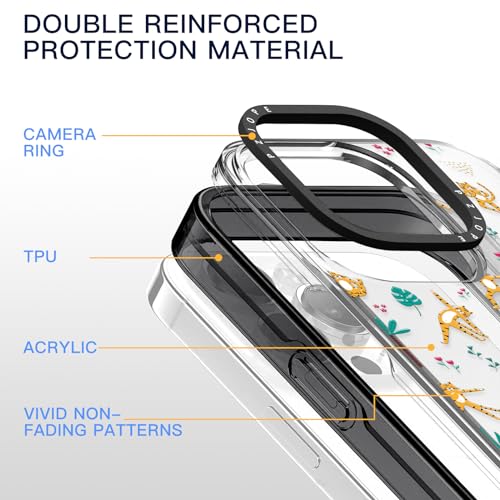 Coque jolie pour iPhone 15 Pro Max rigide transparente afin d'éviter les rayures