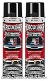 dichtet alle Oberflächen Beschichtungsfarbe 2 Spraydosen inkl. 1 Handgriff von HERCULINER in schwarz 2 x 440ml
