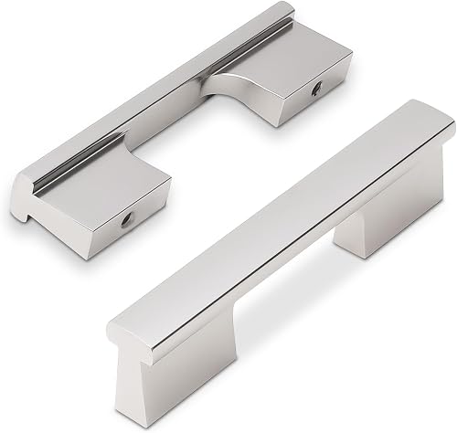 KOMOTIA 10 Pack Brushed Satin Nickel Cabinet Pulls 3 Inch Hole Centers Kitchen C