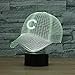 Produktbild 3D Licht Chicago Cubs Baseball Team Cap Hut Nachtlicht Led Schreibtisch Tischlampe für Kinder Schlaflicht Leuchten Spielzeug