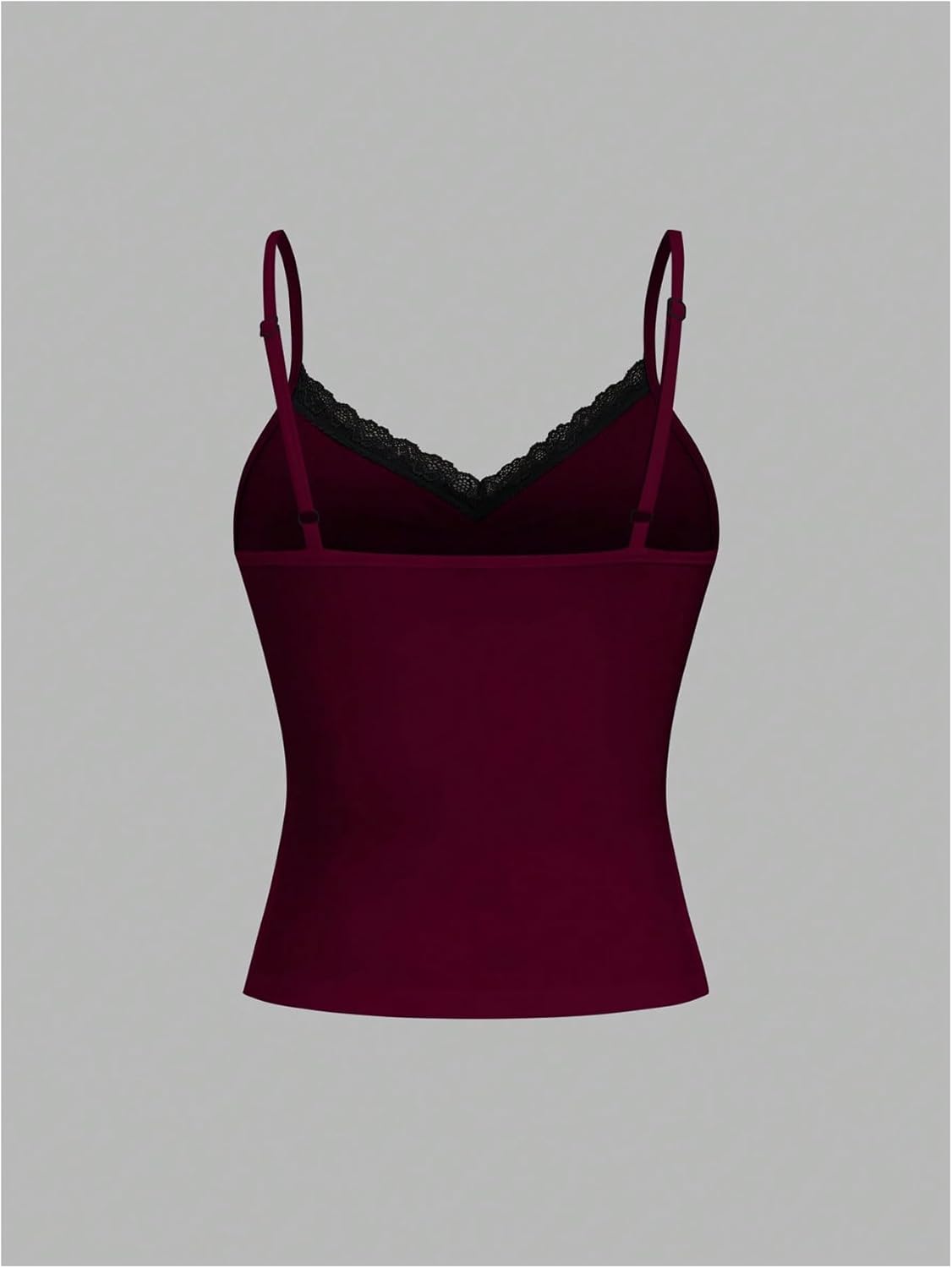 SOLY HUX Women's Lace Camisole 2 Packs Spaghetti Strap Cami Shirts Slimming Aesthetic Tops - Image 5