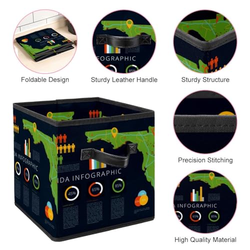 Cube de rangement en tissu pliable pour structurer les placards encombrés - 5