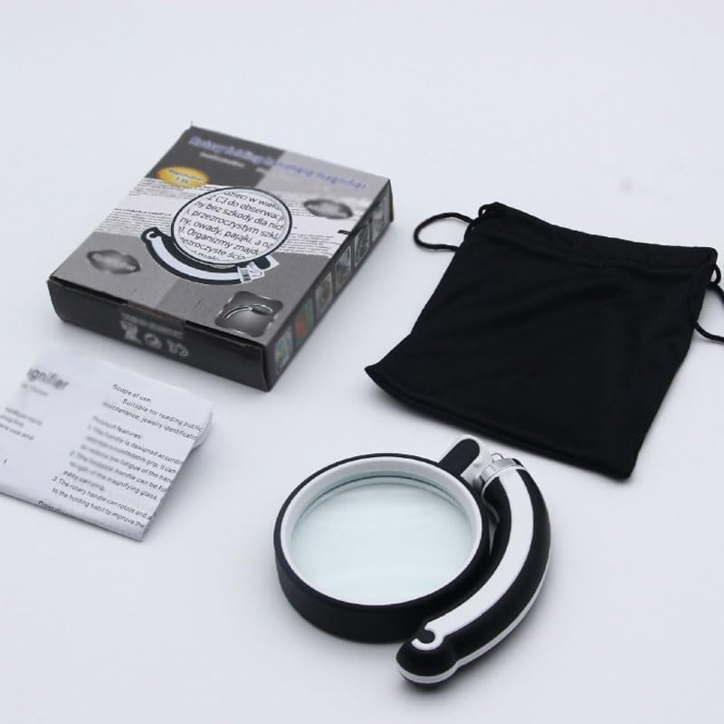 3.5X/2.5X/2X Handheld Reading Magnifier Glass Optical Lens Student Learning