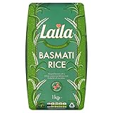 Laila Paquete de Arroz Basmati de 1 x 1 kg 1000 g
