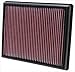 Produktbild K&N 33-2997 Motorluftfilter: Hochleistung, Prämie, Abwaschbar, Ersatzfilter,Erhöhte Leistung, 2012-2019 (M2, i8, 335i, 435i, M135, M235, 435i)
