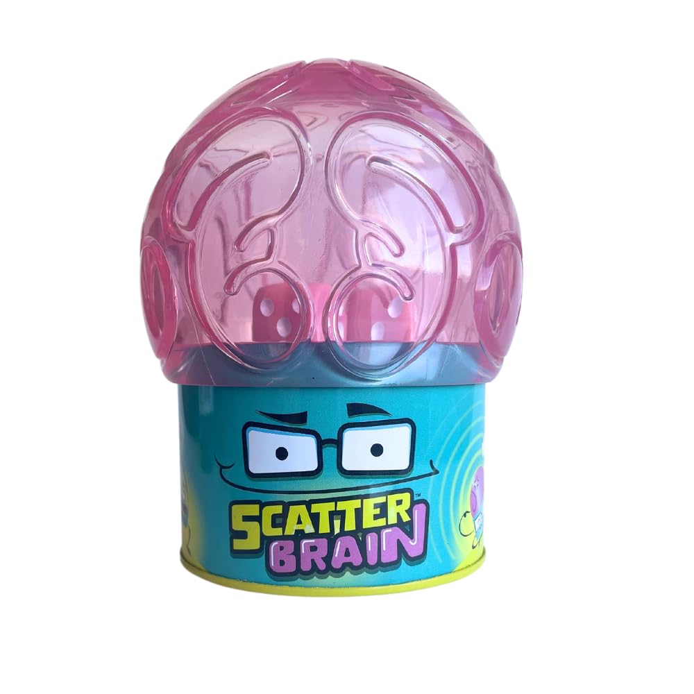 Scatter Brain Addition Dice Game - Family or Adult Fast Action Match-and-Grab Counting Card Game for 2 to 8 Players Games. Recommended for Ages 7 & Up.