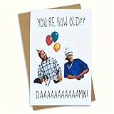 Lunch Money DAAAAMN!!! You're How Old Funny Friday Movie Meme 90s Pop Culture, Hip Hop Happy Birthday Greeting Card
