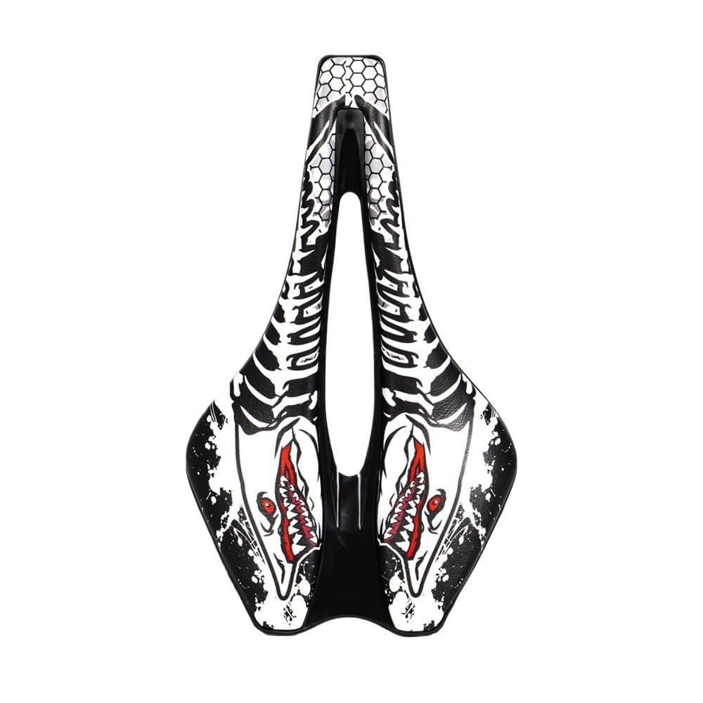 VFdthR Bike Seat Bike Saddle Rainproof Bicycle Cushion Breathable MTB Saddles Soft Cycling Leather Accessories(Shark)
