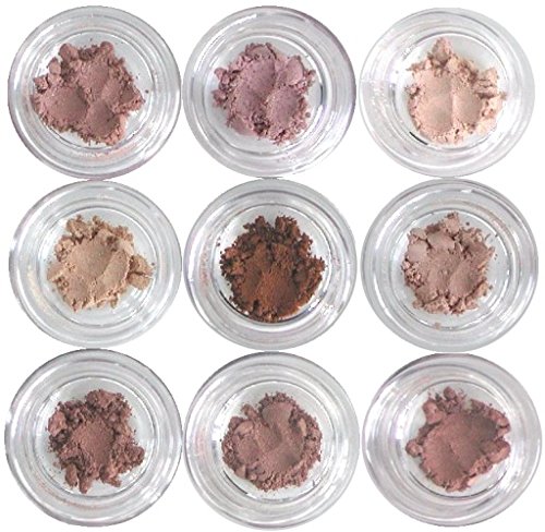 JTshopSuperior Mineral Foundation - 5 in 1 Multifun­ction - 100% Natural Vegan Makeup Powder (10g jar, 1.1 - EASE)