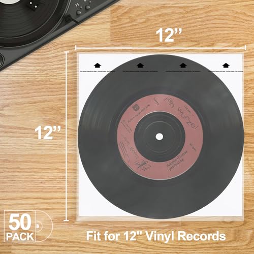 GPXIIZ Pochette Vinyle 33 Tours Intérieures 12 Pouces, 50 x Pochette Protection Vinyle Antistatiques, Qualité Supérieure HDPE + Papier de Riz, 12″ LP Protection Intérieur Disque Vinyle 33T - Les Beatles, Paul McCartney, John Lennon, RIngo Starr, George Harrison GPXIIZ Pochette Vinyle 33 Tours Intérieures 12 Pouces, 50 x Pochette Protection Vinyle Antistatiques, Qualité Supérieure HDPE + Papier de Riz, 12" LP Protection Intérieur Disque Vinyle 33T – Image 3
