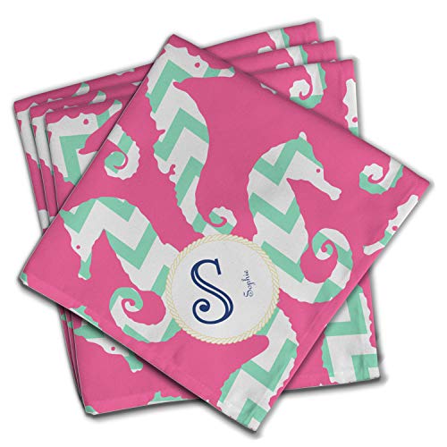 Servilletas de Tela Personalizadas Sea Horses (Pack 4) miniatura 1