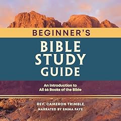 The Beginner's Bible Study Guide Audiolibro Por Cameron Trimble arte de portada