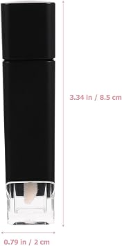 KICHOUSE 4pcs Refillable Lip Gloss Tubes 5g Empty Plastic Lip Gloss Bottles Washable Cosmetic Containers for DIY and Gift for Friends