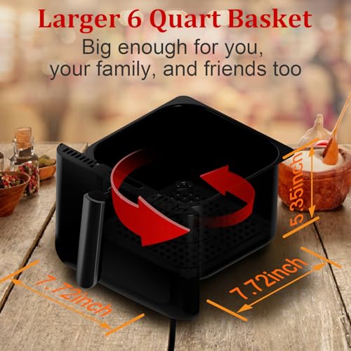 Air-Fryer-6QT-Air-Fryer-Oven-with-LED-Digital-Touchscreen-12-Preset-Cooking-Functions-Air-fryers-Bake-Reheat-Keep-Warm-Nonstick-and-Dishwasher-Safe-Basket-Stainless-SteelBlack