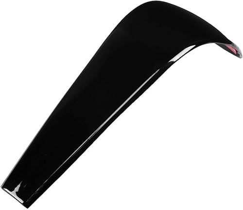 Miniatura 8 de Fydun Cubierta para pomo de palanca de cambios, cubierta de marco de la cabeza de la palanca de cambios, color negro piano ABS, para 1 serie E90 E92