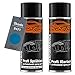 Produktbild TRISTARcolor Autolack Spraydosen Set für Skoda 9471 Ocean Blue Metallic Basislack Klarlack Sprühdose 400ml