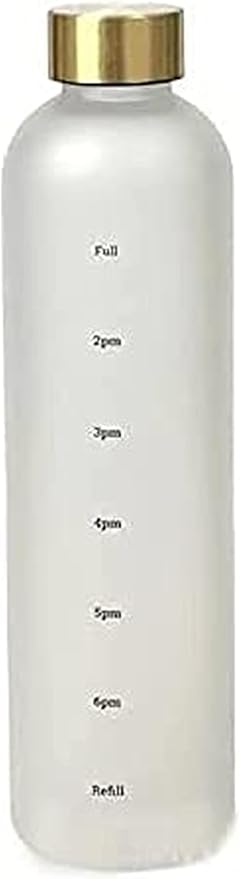 Amazon Fanyuan ウォーターボトル 1リットル タイムマーカー付き 大容量 1l 漏れ防止 アウトドア用ウォーターボトル Bpaフリー プラスチックウォーターボトル 大人 子ども 持ち運びが簡単 ホワイト Fanyuan 保温卓上ポット