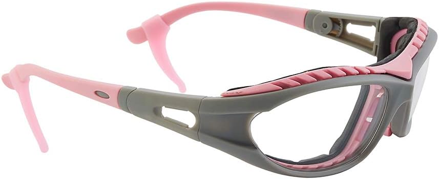 Tears Free Onion Glasses Anti-tear Free Cutting Chopping Eye Protect Cooking BBQ Kitchen Gadget Goggle (Pinkgrey)