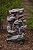 Bear Creek Waterfall Fountain - Huge Towering Rock Outdoor Water Feature for Gardens & Patios. Hand-Crafted Weather Resistant Resin. LED Lights & Pump Included.