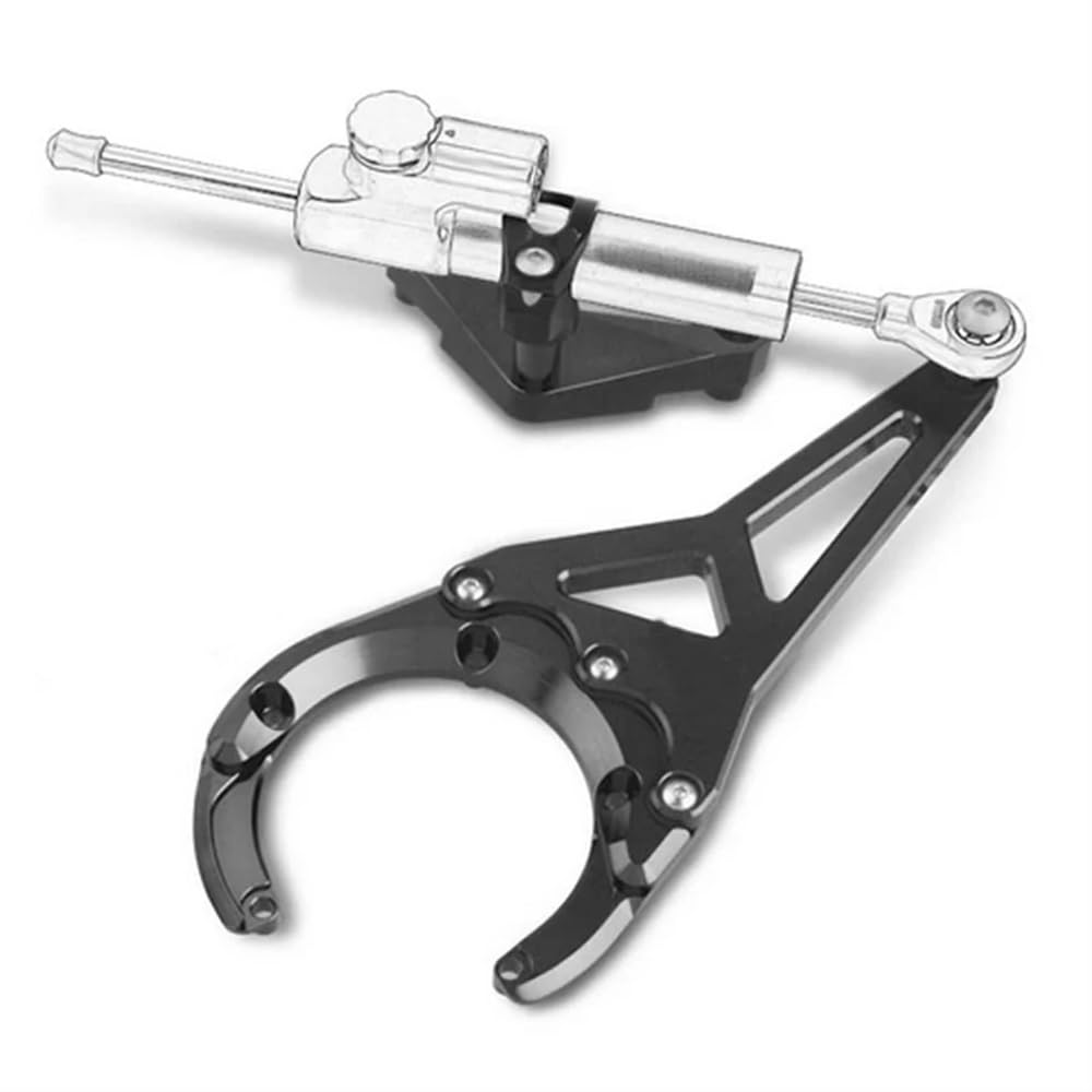 Amortiguador de dirección para Suzuki GSXS GSX-S 1000 GSXS1000 GSX-S1000F 2016-2022 2023 2024 Kit De Montaje De Soporte Estabilizador De Amortiguador De Dirección(Damper n Bracket F)