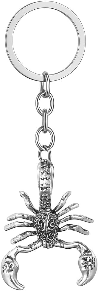 3D Scorpion Keychain – Cool Keychains For Women Bag Charm, Animal Key Chains Gifts For Men Boys and Scorpio Birthday Halloween