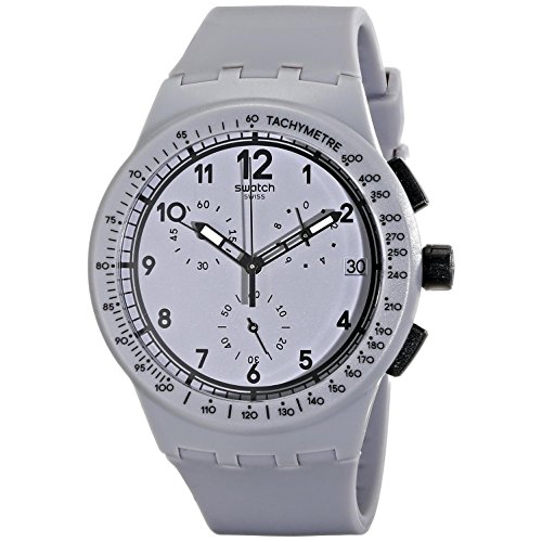 Montre Swatch SUSM400 chronographe plastique légère pour en finir avec les poignets lourds