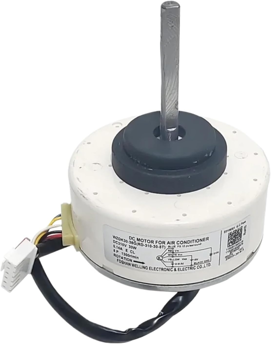 Air Conditioner Indoor Unit DC Fan Motor，Compatible for Midea， WZDK30-38G DC310V 30W 1300r/min RD-310-30-8T Conditioning Parts，Replace The Air Conditioner Fan