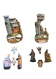 1 presepe COMPLETO diametro 10 ALTO 15 cm LEGNO E sughero con O SENZA nativita' 4 PASTORI MARIA GESU GLIUSEPPE ANGELO terracotta O PLASTICA PER presepe BASE TONDA IDONEO A CAMPANA A MISURA, NON RICEVI LA CAMPANA MA PUOI COMPRARE UNA CAMPANA DOVE ENTRA QUESTA MISURA NEL TITOLO OGGETTO ....... .....NOTA BENE PRODOTTI REALIZZATI DA MAESTRI ARTIGIANI DELLA FAMOSA VIA DI NAPOLI SAN GREGORIO ARMENO, PARLIAMO DI OGGETTI D'ARTE DA NON CONFONDERE CON LE CINESERIE CHE SI VEDONO IN GIRO............I PASTORI IN TERRACOTTA A VOLTE CAMBIANO NEI COLORI POSIZIONE E FORMA, PUOI SCEGLIERE 1 PRESEPE SINGOLO O CON I PASTORI CHE DESIDERI