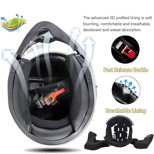 Casque moto modulable Bluetooth XXL pour scooter et chopper - 8