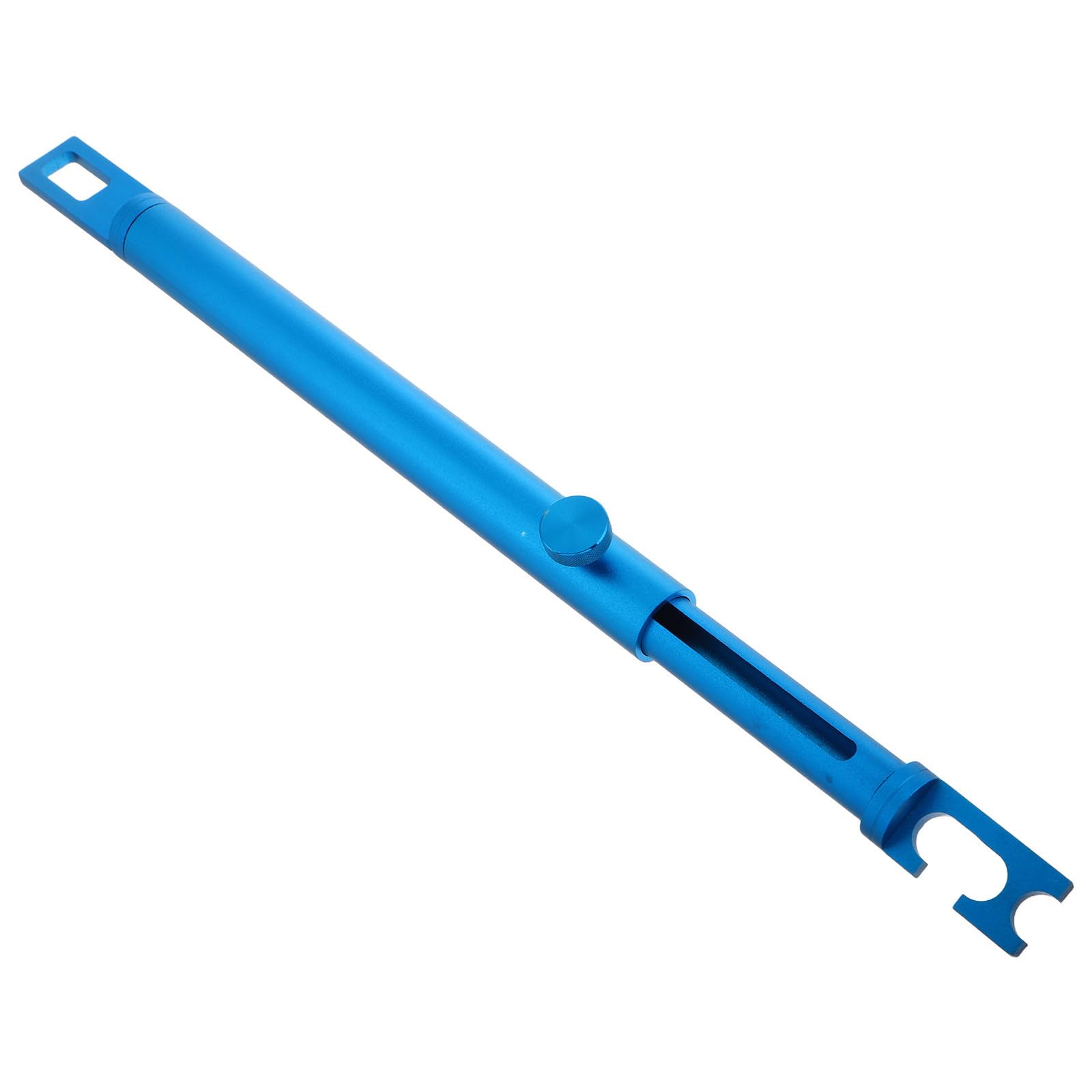 Kit de varilla de elevación de capó de aluminio azul para un soporte estable automotriz 8