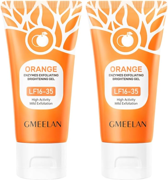 Gel Esfoliante de Enzimas de Laranja Gmeelan, 50 g + 50 g