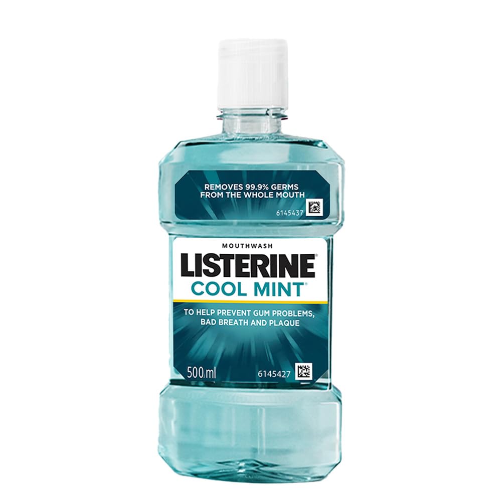 Cool Mint Mouthwash 500ml, (Pack of 1)