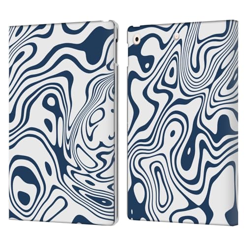 Étui portefeuille iPad 10.2 en cuir avec motifs circulaires Ninola