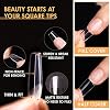Gellen Gel Nail Extension Nail Kit, Square Acrylic Tips, Gel Top Coat, Nail Primer and Dehydrator, X Nail Kit with Everything for Nail Art Manicure