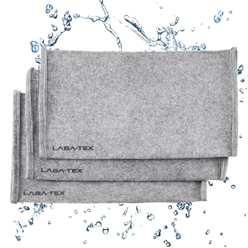 LABA-TEX Barreras de inundación – 3 unidades de 5 L de agua acificados protección móvil contra inundaciones 50x25 cm para garajes, casas, sótanos, puertas, sacos de protección contra inundaciones