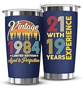 ZAGKOO 40th Birthday Gifts Men, Women - 40th Birthday Decorations Men, Woman - 1984 Happy 40th Bi...