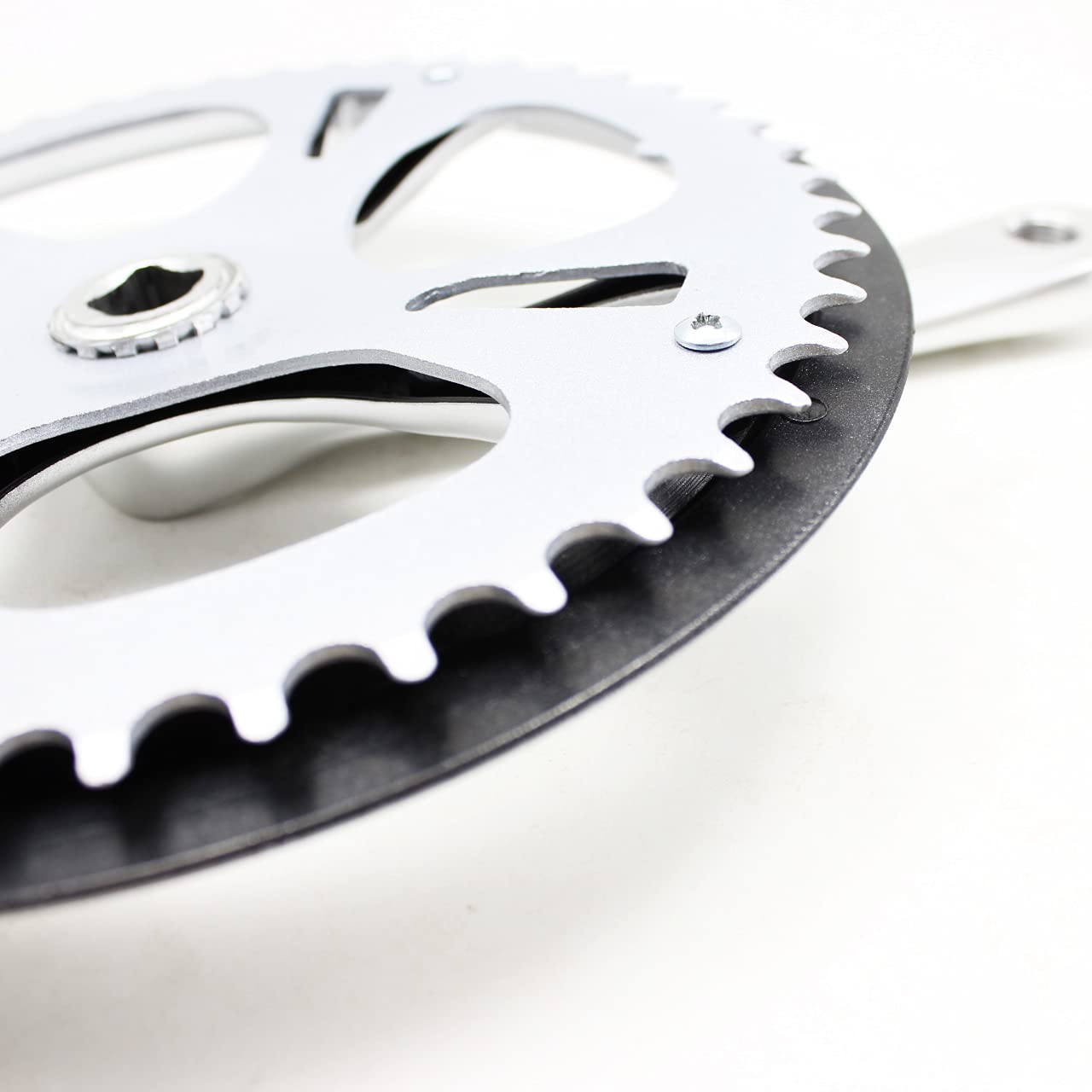 Guarnitura Bici 48T Bici elettrica CrankSet 152mm Ruota dentata a Ruota dentata Plate Pieghevole Pieghevole Bicicletta Elettrica Bicycle Gear Plate Set Guarnitura MTB
