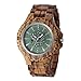 Produktbild Ppzmd Wood Hollow wasserdichte mechanische Uhr, High-End-Business-Quarz-Uhr, 100 Meter Wasserdicht, Beste Freund-Geschenk, Geschenk-Box und Riemenspanner (Color : T9005GW-6)