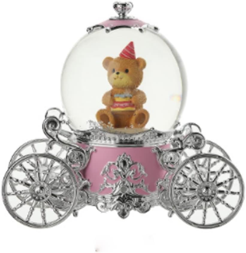 Dream Snowflake Crystal Ball Music Box Octave Night Light to Send Girlfriend Birthday Gift