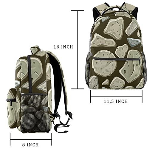 Sac à dos campus gris vieilli pour filles et garçons