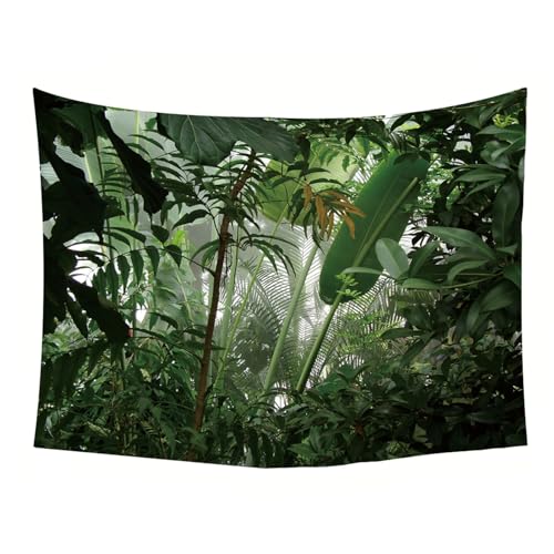 Tapisserie moderne decoration murale grand format au motif vegetal