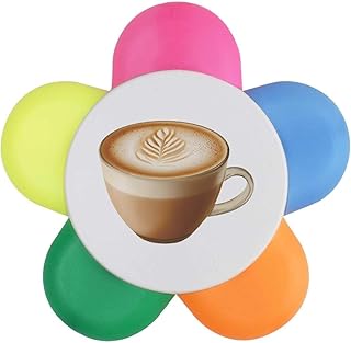 Azeeda 'Caffè Latte with Foam Art' Flower Sha...