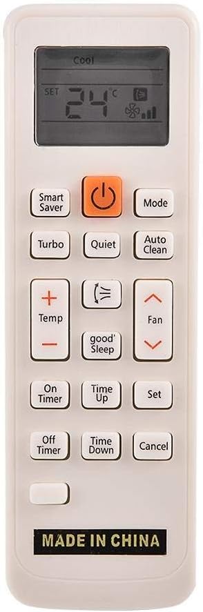 Air Conditioner Remote Control, Remote Control Distance up to 10M, Durable ABS Material, Suitable for Samsung DB93-11489L DB63-02827A DB93-11115U DB93-11115K KT3X00 air Conditioner